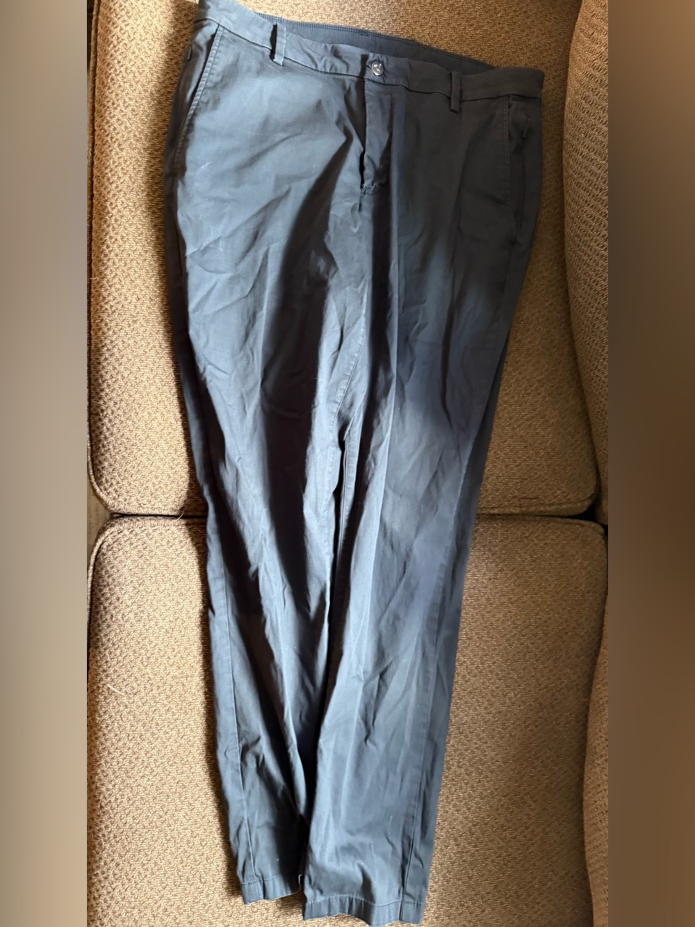 Men's Classic Straight Dress Pants - Charcoal/navy color  birddog